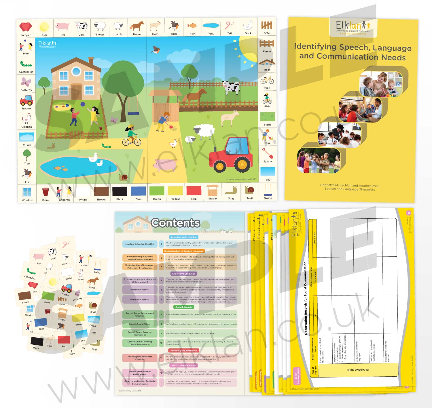 Speech, Language and Communication Needs Monitoring Toolkit