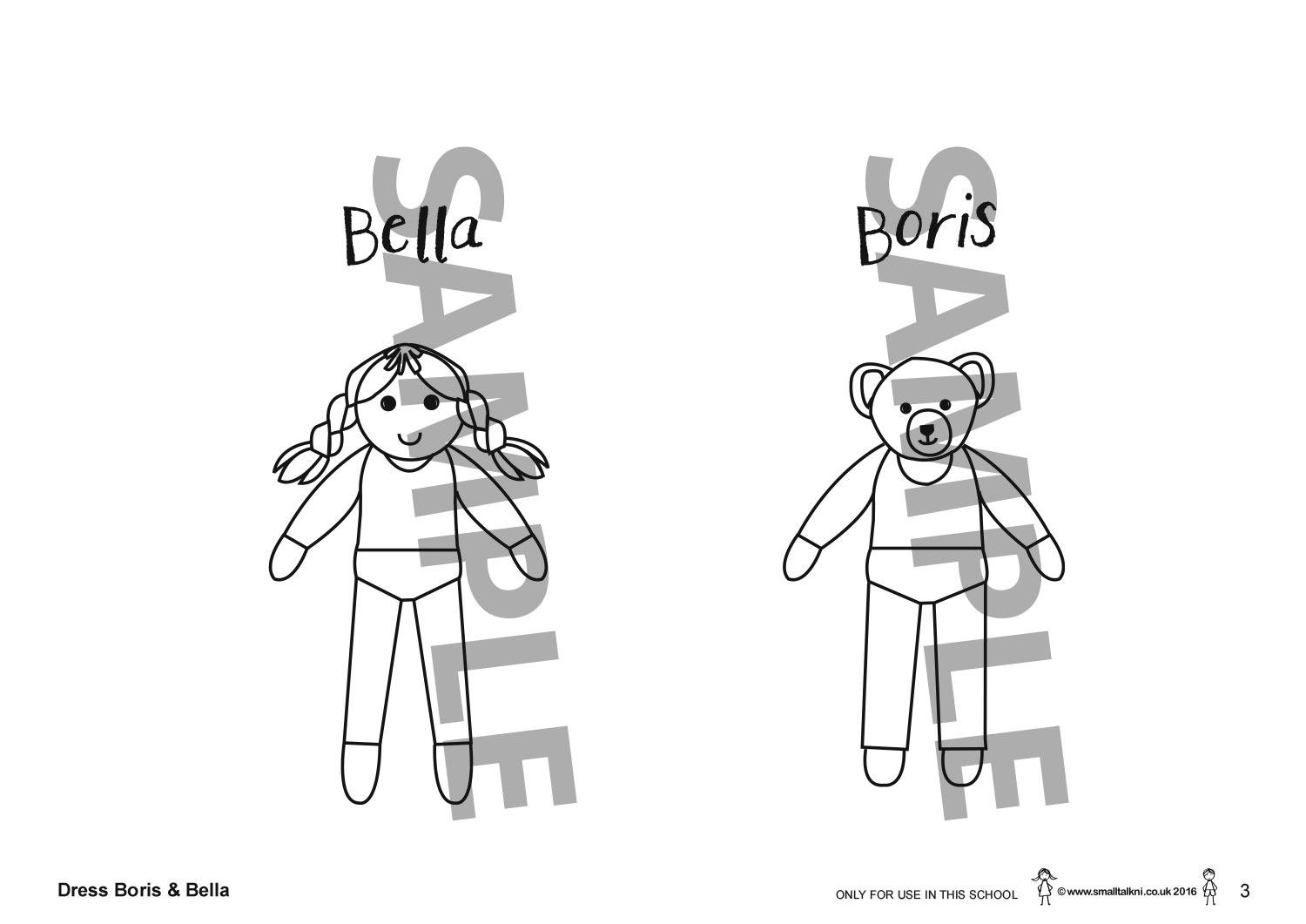 Adventures with Boris and Bella through the four seasons - for 4-6 year olds sample image